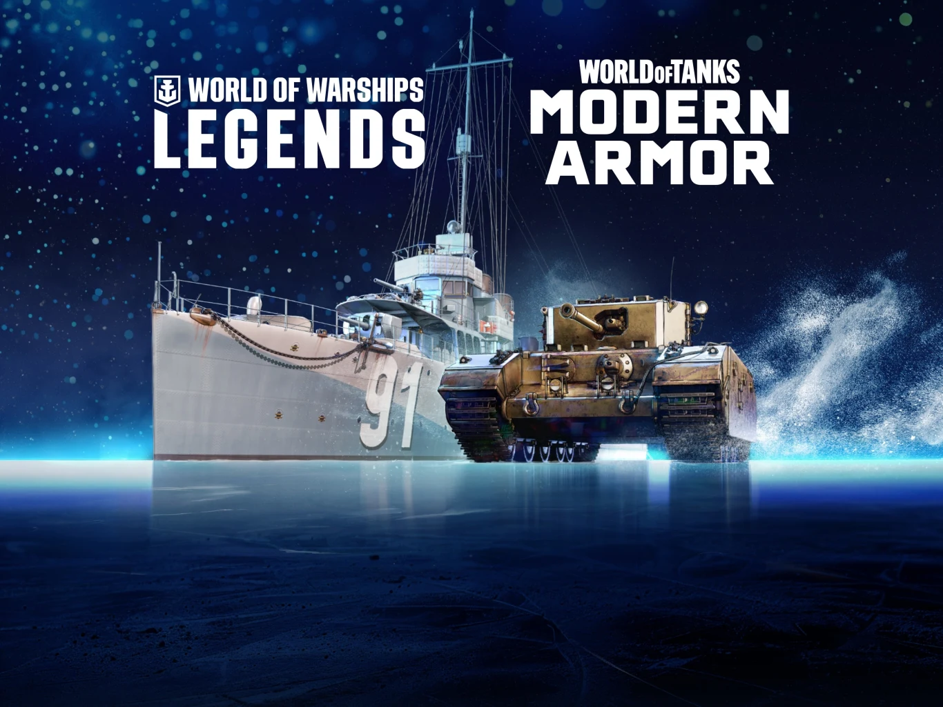 World of Warships: Legends i World of Tanks Modern Armor - okręty i czołgi