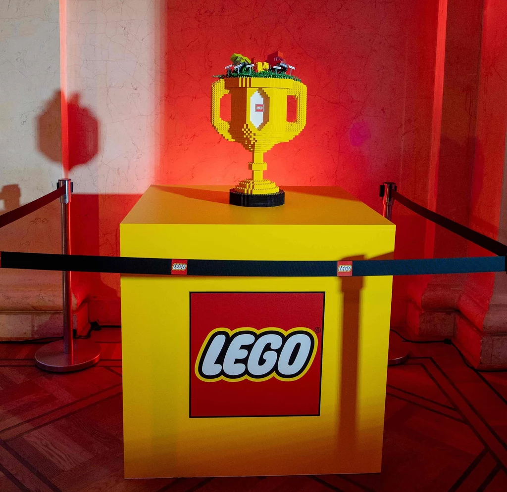 W strefie LEGO Masters stał słynny puchar