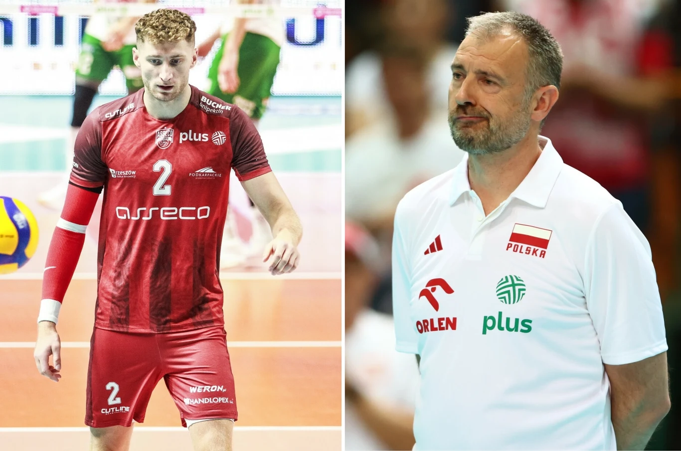 Dawid Woch i Nikola Grbić