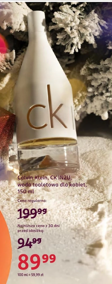 Woda toaletowa dla kobiet Calvin Klein