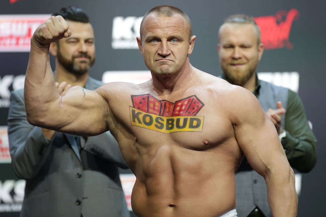 Mariusz Pudzianowski i Martin Lewandowski