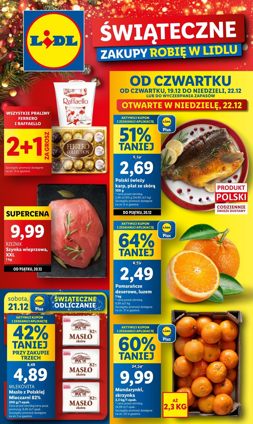 Gazetka promocyjna Lidl - ważna od 19. 12. 2024 do 22. 12. 2024