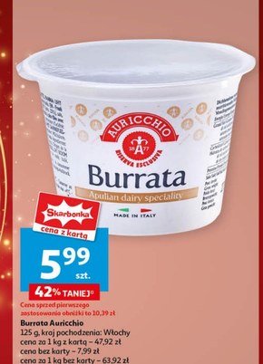 Burrata Auricchio niska cena