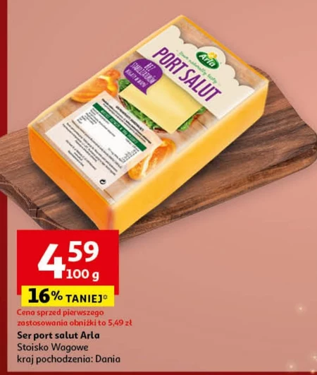 Arla Ser pełnotłusty Port Salut 1,5 kg