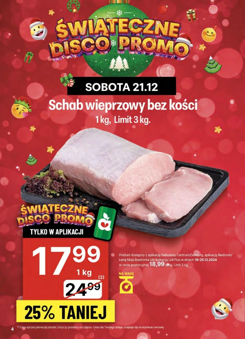 Gazetka: Świąteczna super cena w Delikatesach Centrum!  - strona 4