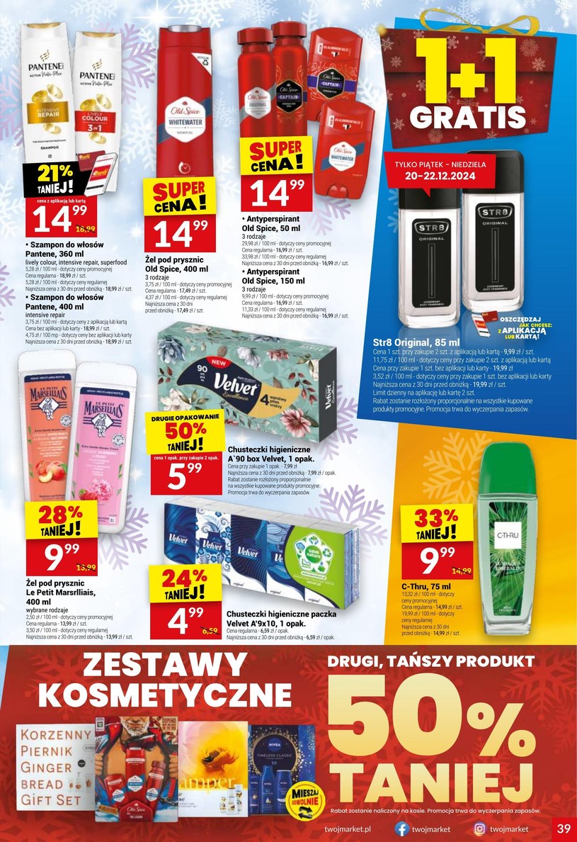 Gazetka: Mega hity na święta w Twój Market  - strona 39