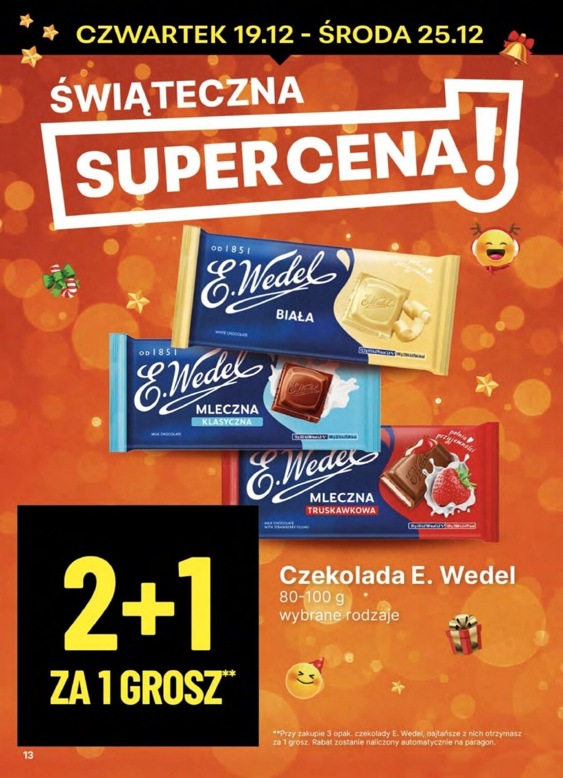 Gazetka: Świąteczna super cena w Delikatesach Centrum!  - strona 13