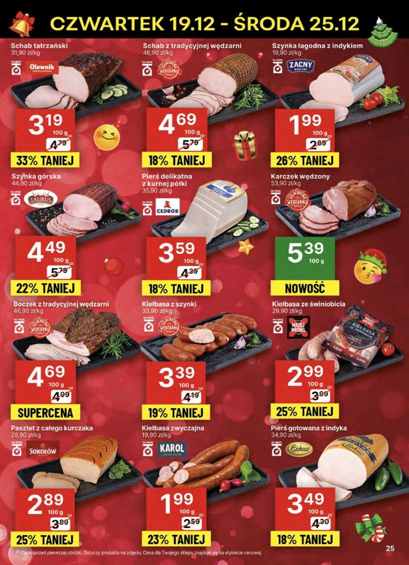 Gazetka: Świąteczna super cena w Delikatesach Centrum!  - strona 24