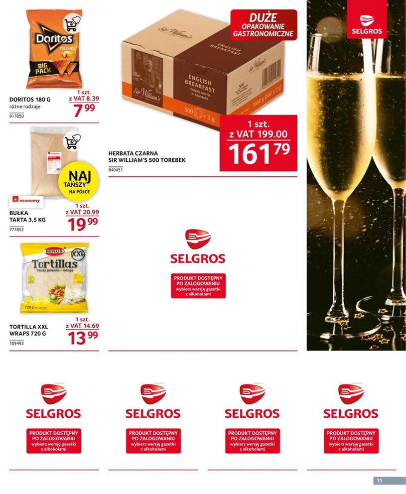 Gazetka: Oferta gastronomiczna Selgros (bez alkoholu) - strona 11