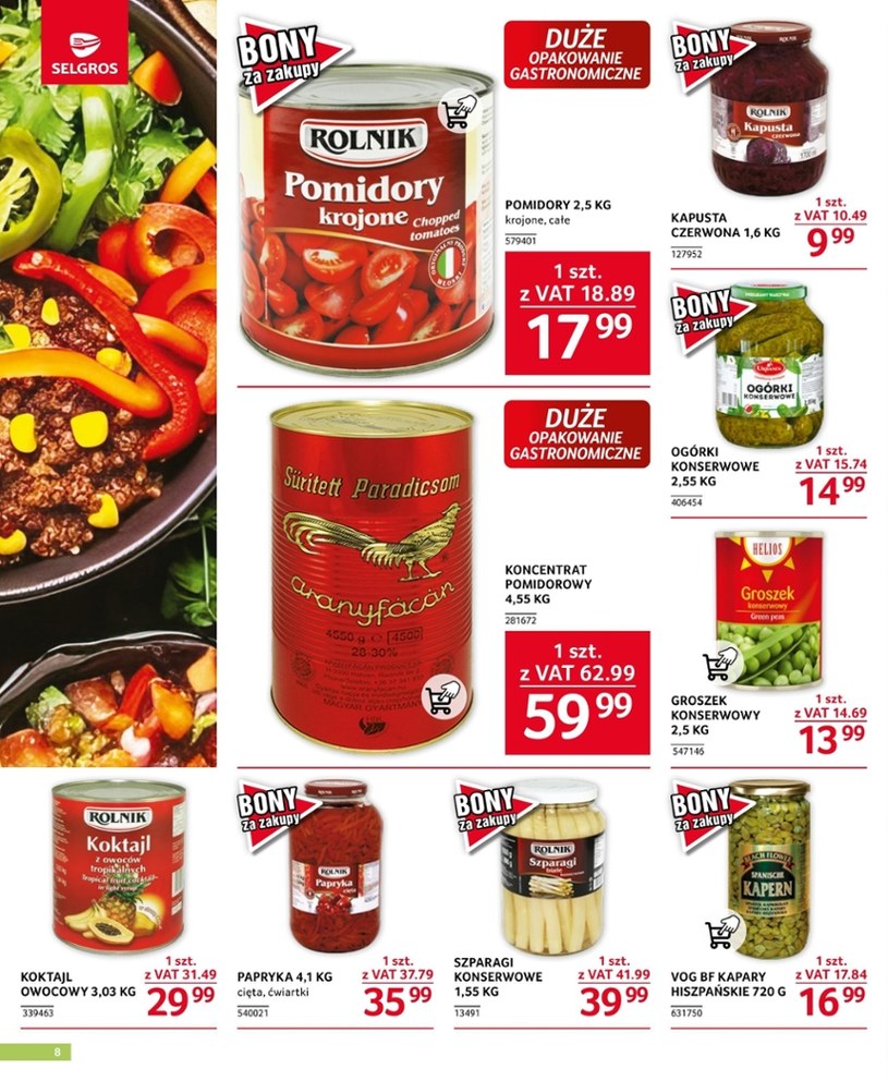 Gazetka: Oferta gastronomiczna Selgros (bez alkoholu) - strona 8