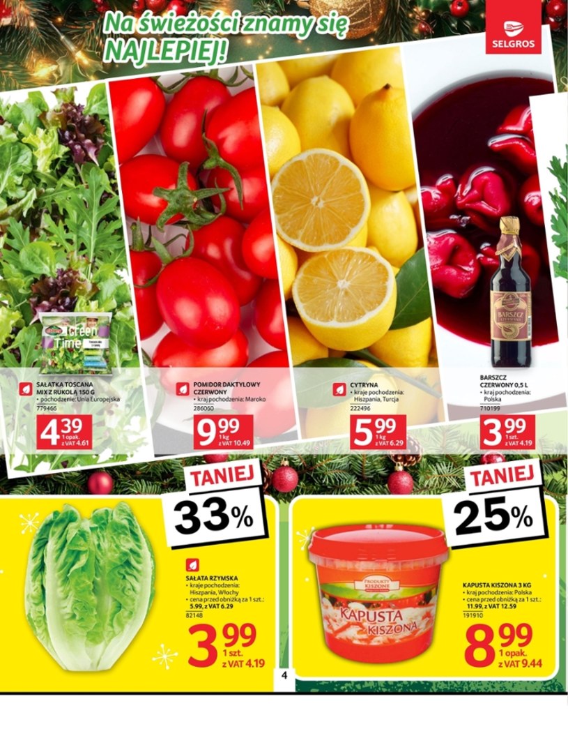 Gazetka: Oferta spożywcza w Selgros (bez alkoholu)  - strona 4