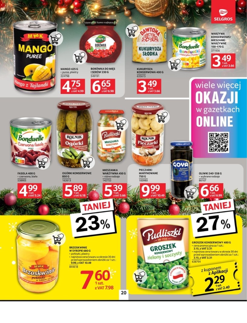 Gazetka: Oferta spożywcza w Selgros (bez alkoholu)  - strona 20