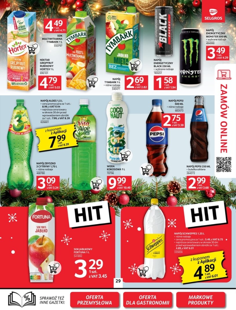 Gazetka: Oferta spożywcza w Selgros (bez alkoholu)  - strona 29