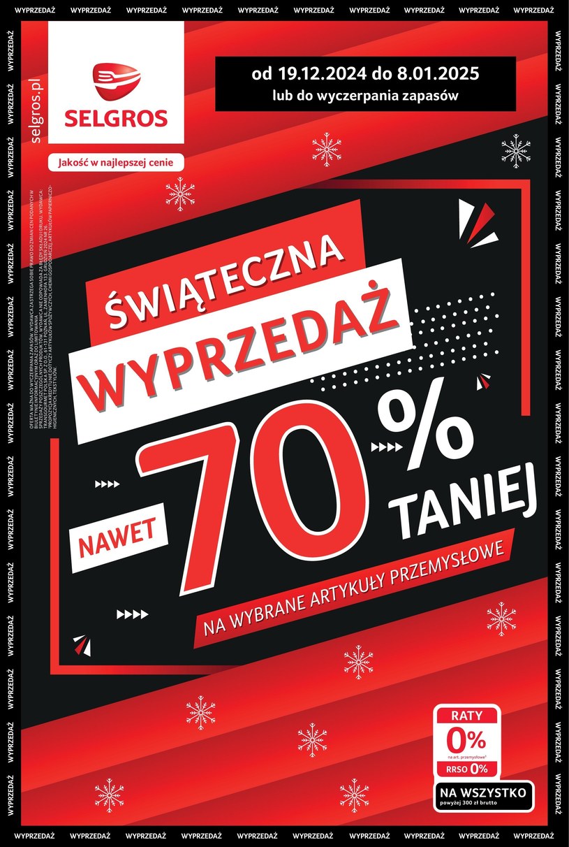 Gazetka promocyjna Selgros Cash&Carry - ważna od 19. 12. 2024 do 08. 01. 2025