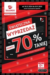 Wyprzedaż w Selgros 