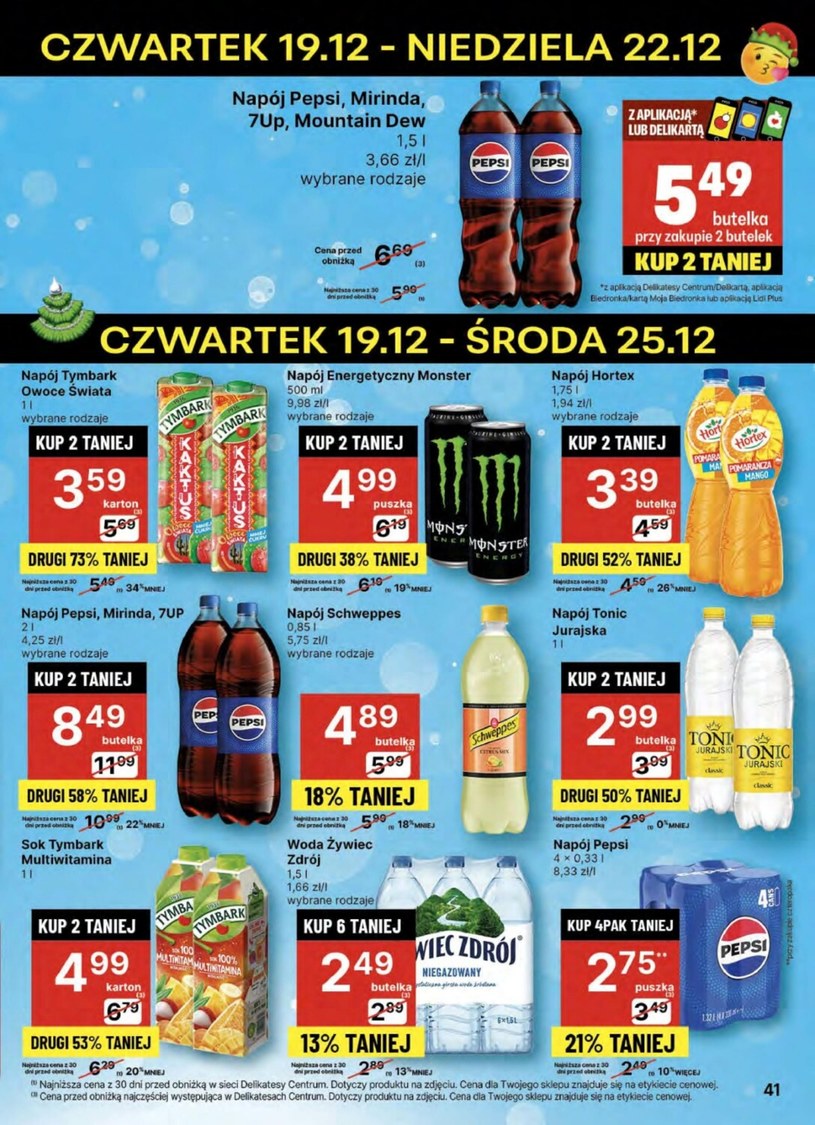 Gazetka: Świąteczna super cena w Delikatesach Centrum!  - strona 41