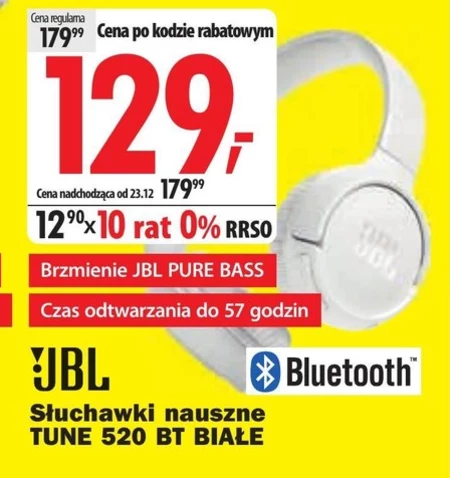 Słuchawki bluetooth JBL