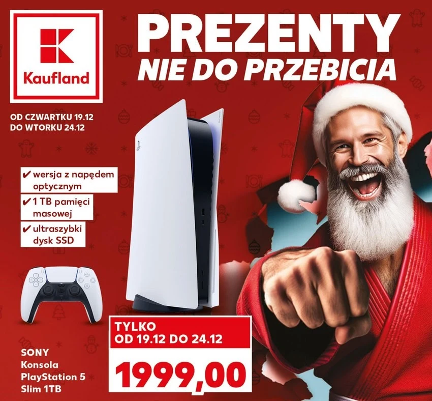 PlayStation 5 Slim w Kauflandzie za 1999 zł!