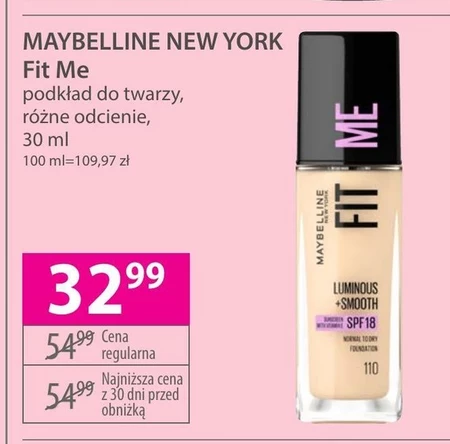 Podkład do twarzy Maybelline