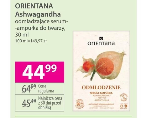 Serum odmładzające Orientana