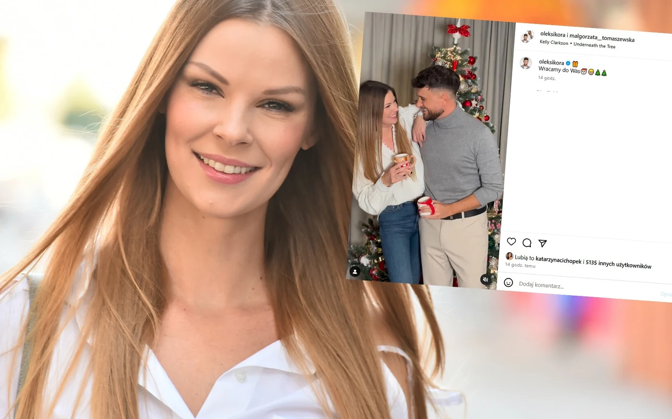 Małgorzata Tomaszewska i Aleksander Sikora oficjalnie ogłosili nowinę /https://www.instagram.com/malgorzata__tomaszewska/?hl=pl/