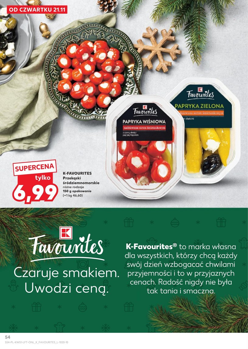 Gazetka: Magia świątecznego stołu - Kaufland - strona 54