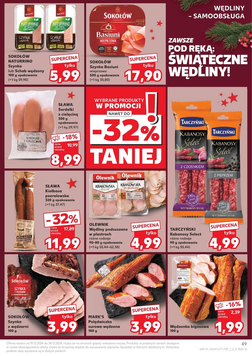 Gazetka: Magia świątecznego stołu - Kaufland - strona 49