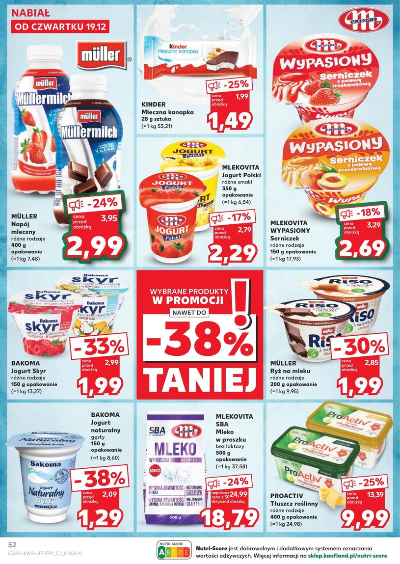 Gazetka: Magia świątecznego stołu - Kaufland - strona 52