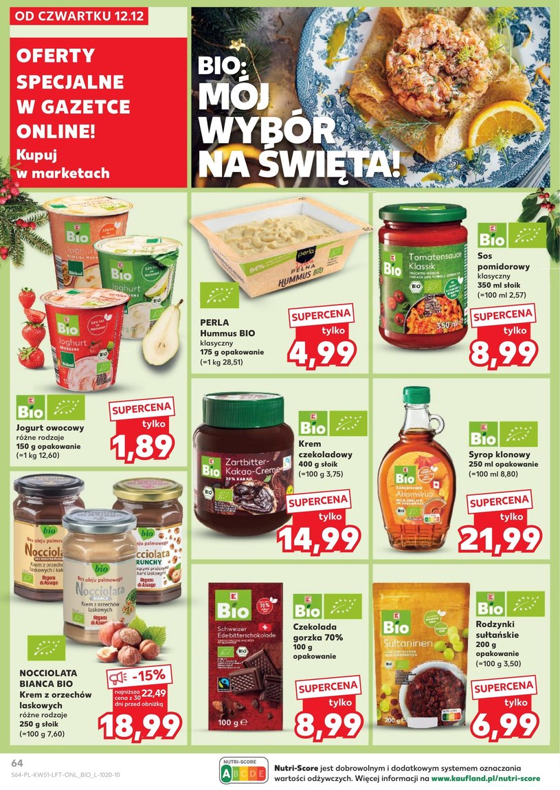 Gazetka: Magia świątecznego stołu - Kaufland - strona 64