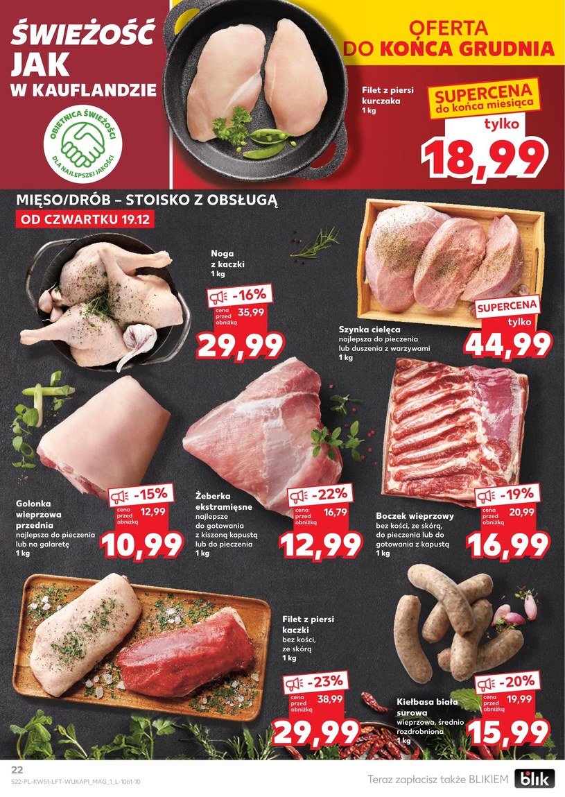 Gazetka: Świąteczna uczta czeka - Kaufland - strona 22