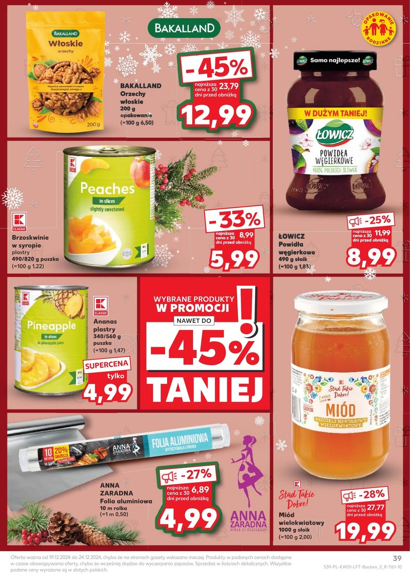 Gazetka: Tradycja smaku w niskiej cenie - Kaufland - strona 39