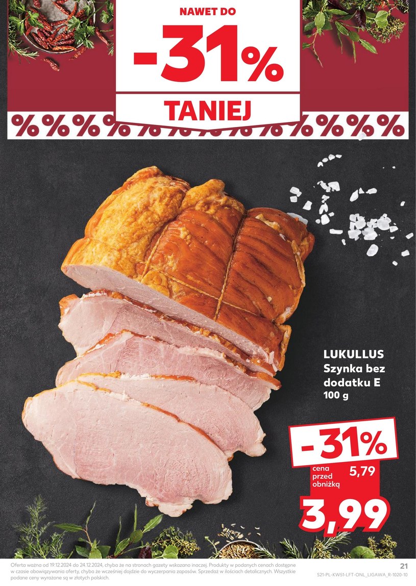 Gazetka: Tanie i smaczne świętowanie - Kaufland - strona 21