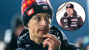 Maciejowi Maciusiakowi (w kółku) puściły nerwy. Wraz z Thomasem Thurnbichlerem przeniósł treningi do Wisły