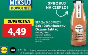 Bracia Sadownicy Napój grzane jabłko z cynamonem i goździkami 500 ml niska cena