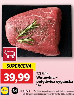 Polędwica wołowa Rzeźnik niska cena