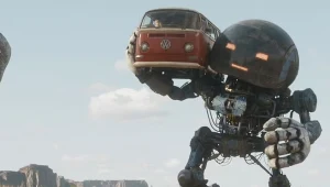 Kadr z filmu "The Electric State"