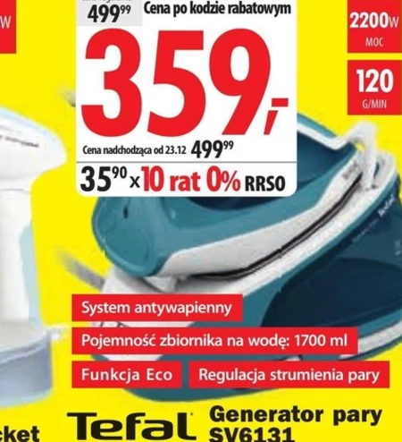 Generator pary Tefal