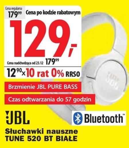 Słuchawki bluetooth JBL