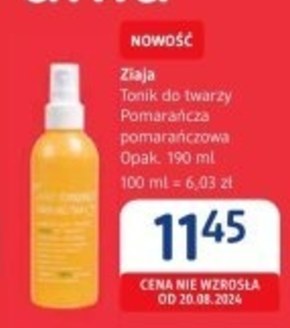 Ziaja Witamina C.B3 niacinamid Tonik przed makijażem i po makijażu 190 ml niska cena