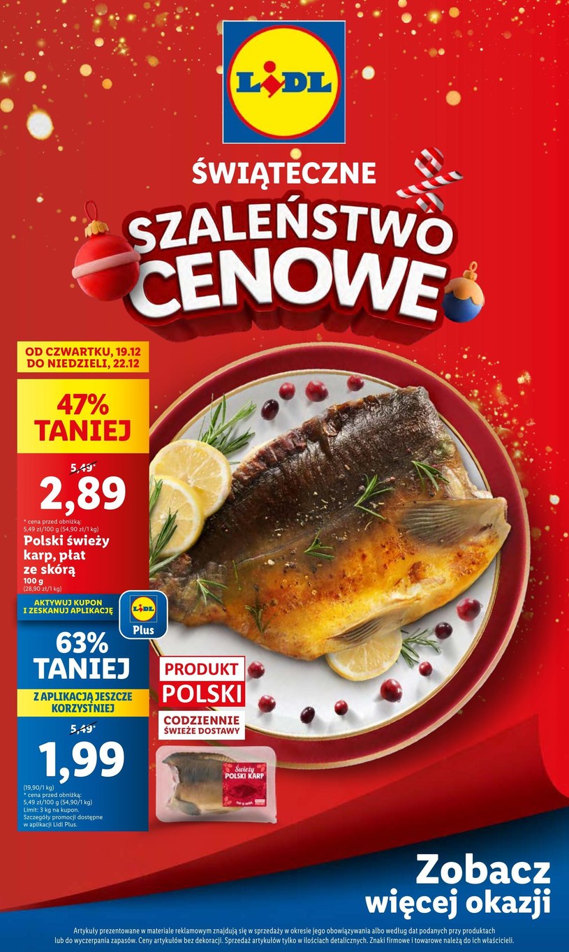 Gazetka promocyjna Lidl - ważna od 19. 12. 2024 do 22. 12. 2024