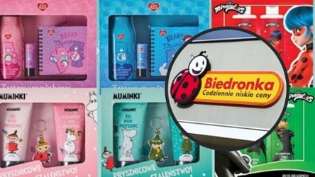 Świąteczny hit w Biedronce! Zestawy kosmetyczne Troskliwymi Misiami i Muminkami w promocji "1+1 GRATIS"!