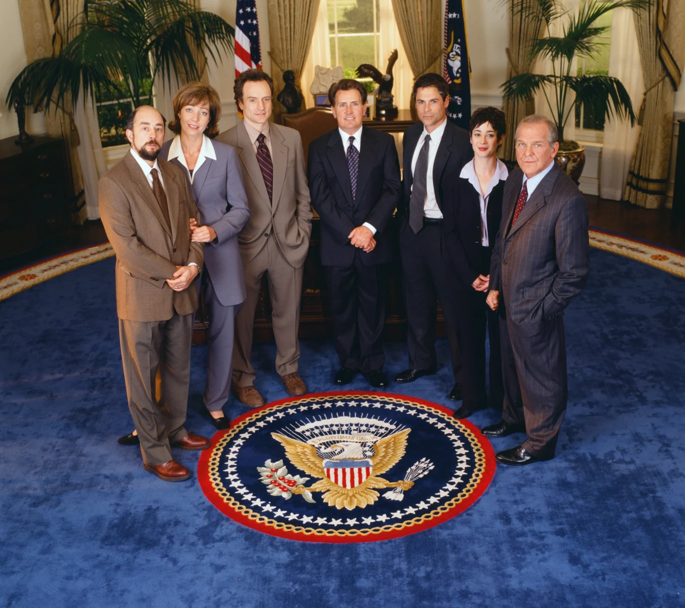 Obsada pierwszego sezonu serialu "The West Wing"