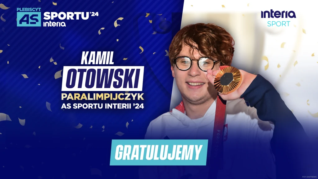 "As Sportu 2024". Kamil Otowski z tytułem "Paralimpijczyka Roku" "As Sportu 2024". Kamil Otowski z tytułem "Paralimpijczyka Roku"