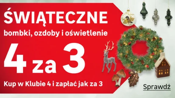Świąteczna okazja w Leroy Merlin! Zdobądź ozdoby za darmo i spraw, by Twoje święta były wyjątkowe! Świąteczna okazja w Leroy Merlin! Zdobądź ozdoby za darmo i spraw, by Twoje święta były wyjątkowe!