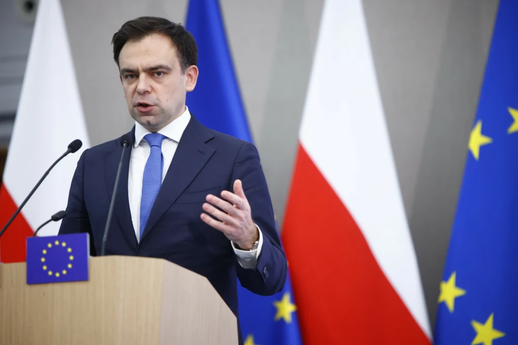 Minister finansów Andrzej Domański przedstawia priorytety polskiej prezydencji w UE