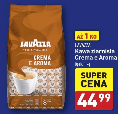 Lavazza Crema E Aroma Espresso Mieszanka palonych ziaren kawy 1000 g