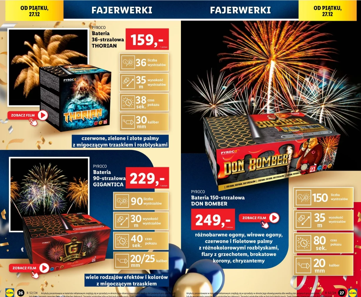 Fajerwerki w Lidlu Fajerwerki w Lidlu