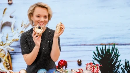 Katarzyna Joda na planie "halo tu polsat" opowiada o trendach w dekorowaniu domu na święta 2024