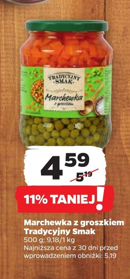 Marchew z groszkiem Tradycyjny Smak