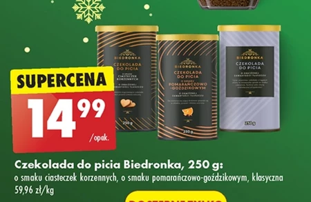 Czekolada do picia Biedronka